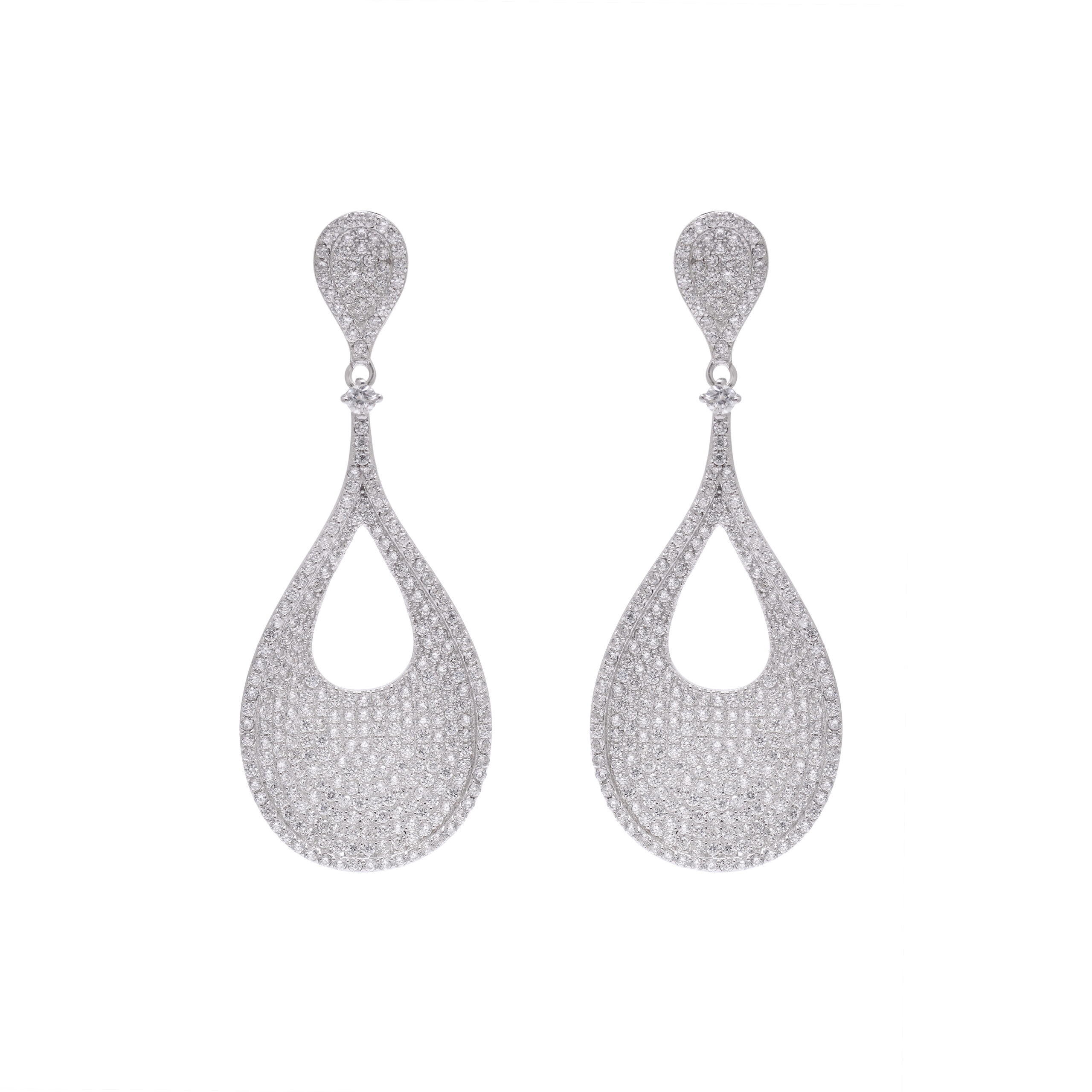 Diamond Brilliance Sterling Silver Pendant Set - Image 3