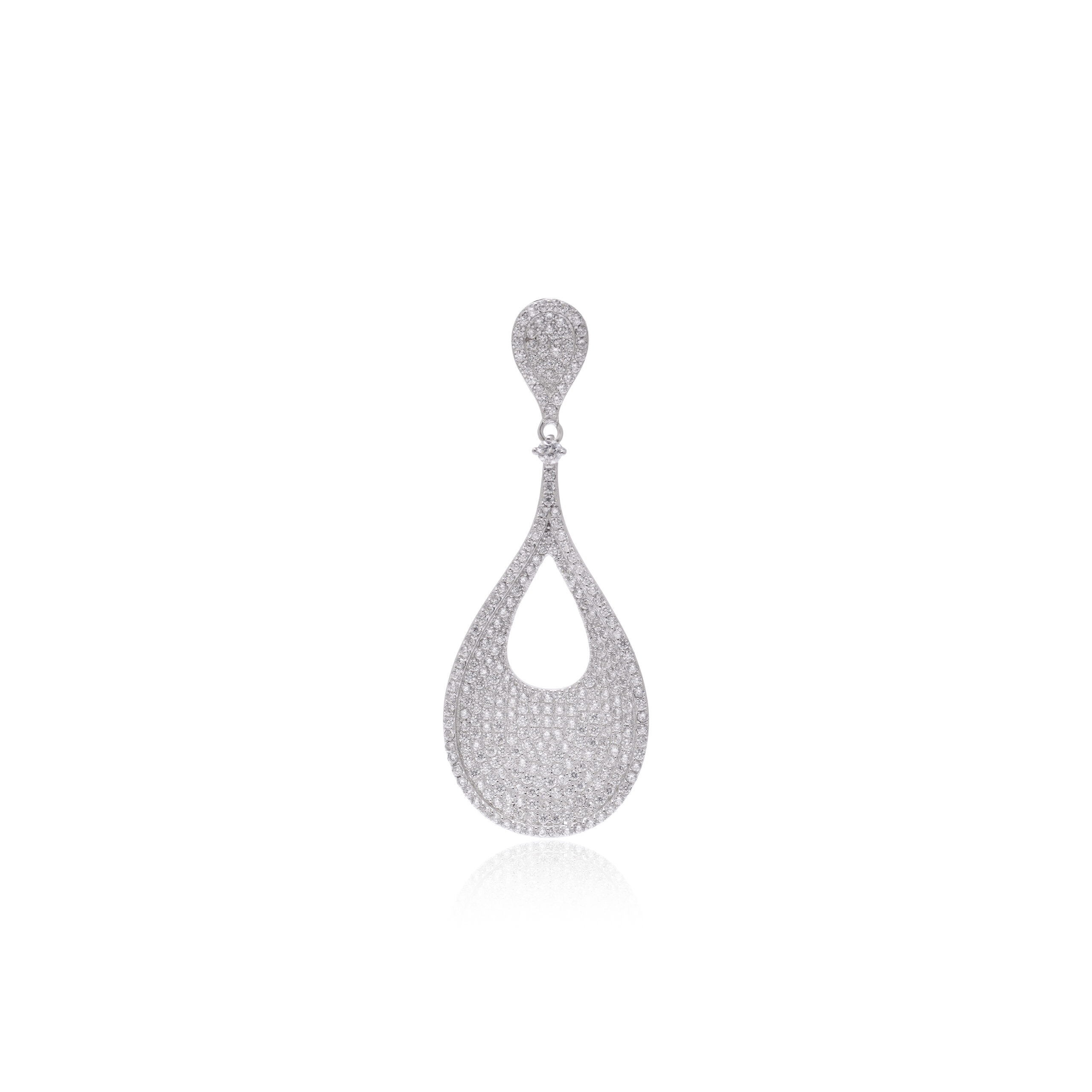 Diamond Brilliance Sterling Silver Pendant Set - Image 2