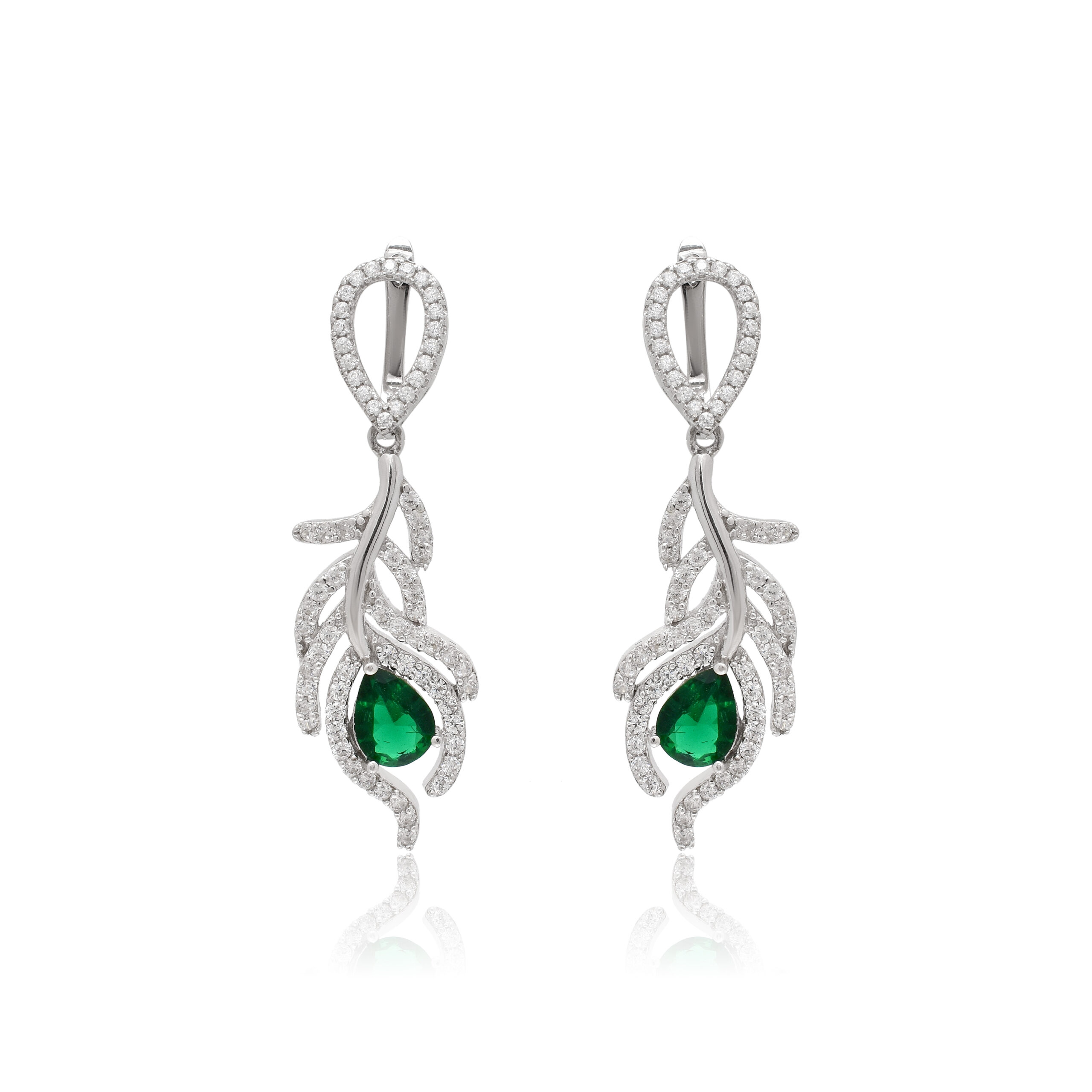 Leafy Brilliance Silver Set - Image 3