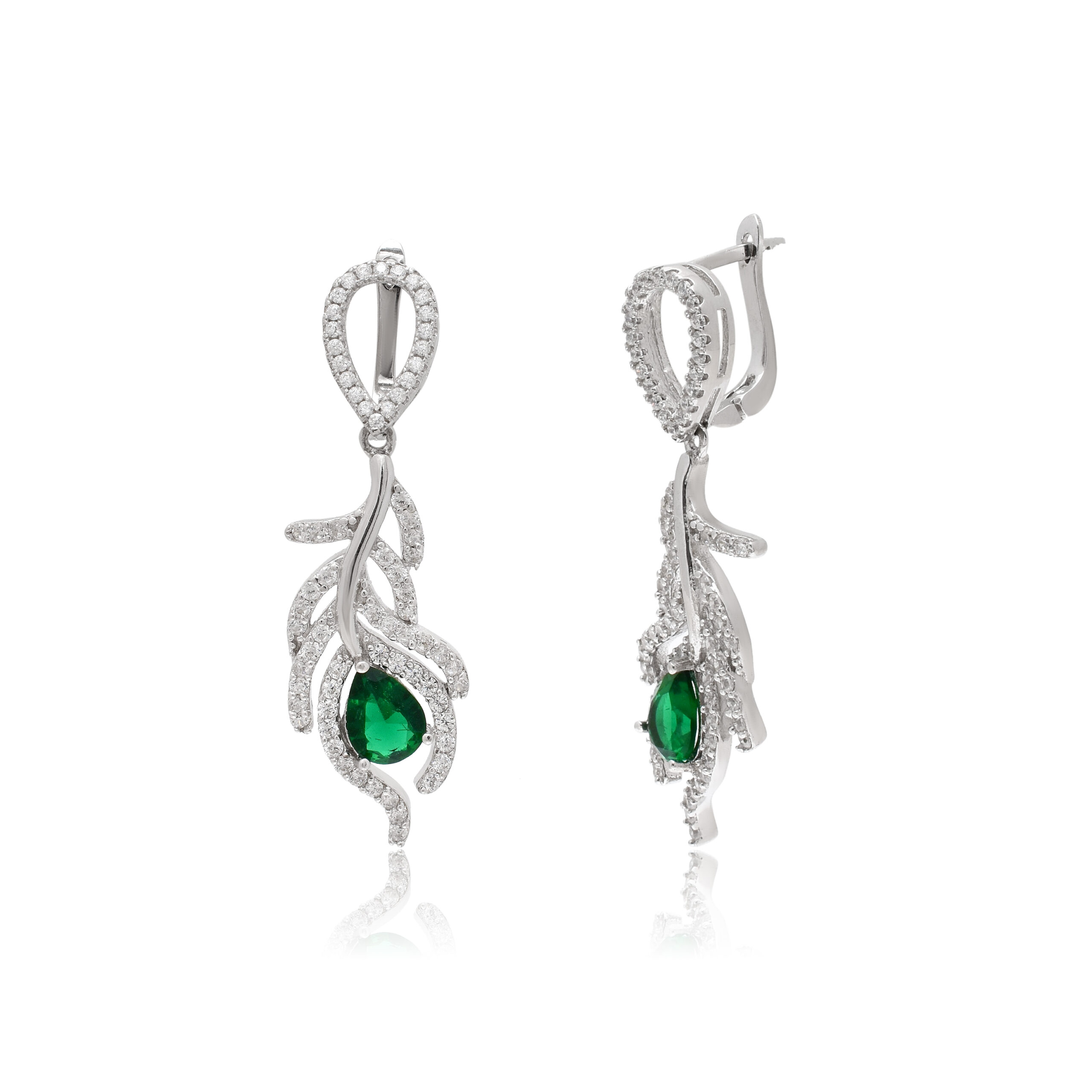 Leafy Brilliance Silver Set - Image 4