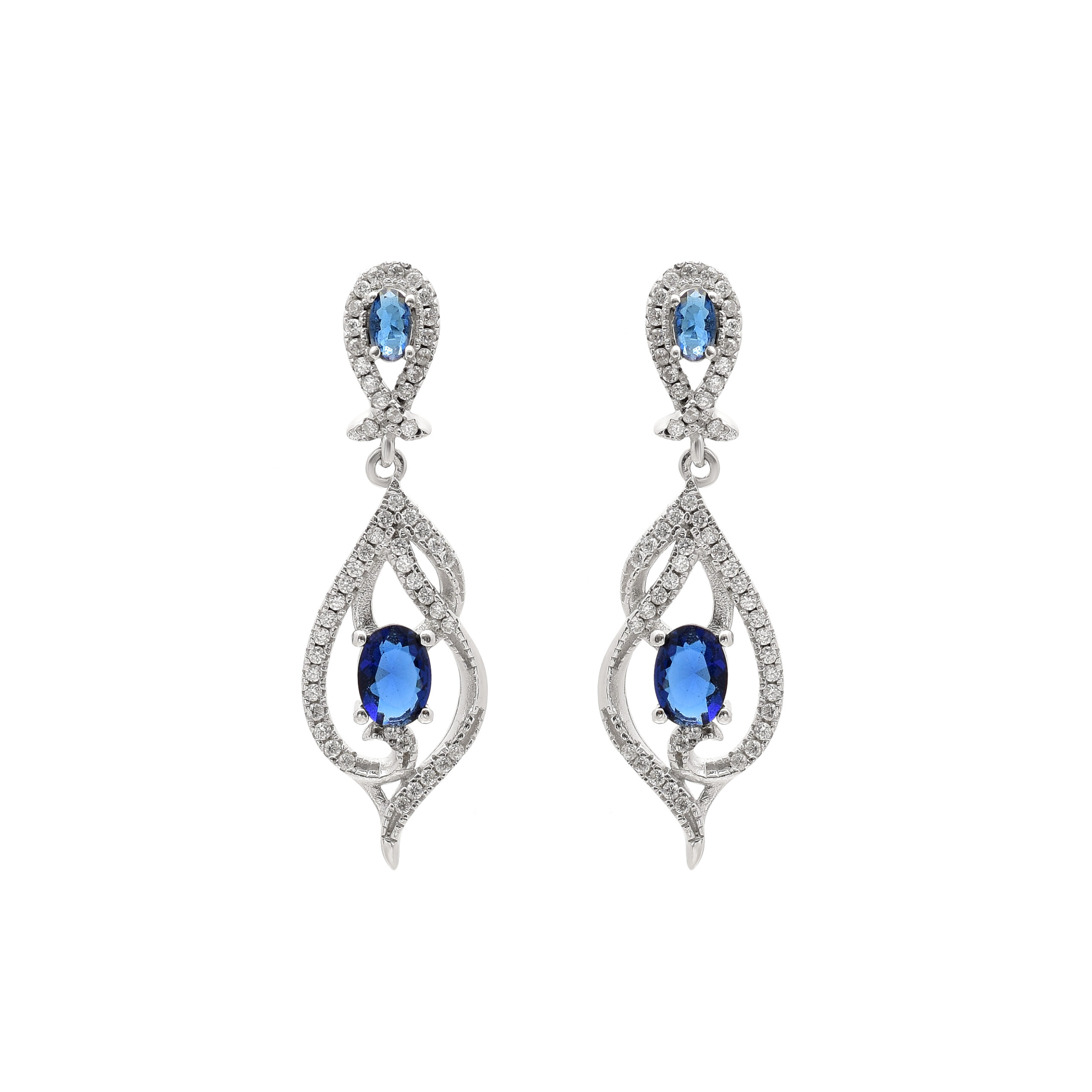 Azure Radiance Earrings - Image 2